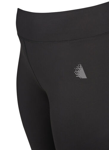 CORE, BASIC TIGHTS - Cropped basic workout leggings, Black, Packshot image number 2
