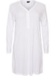 Nightgown in organic cotton with eyelet embroidery, White, Packshot image number 0