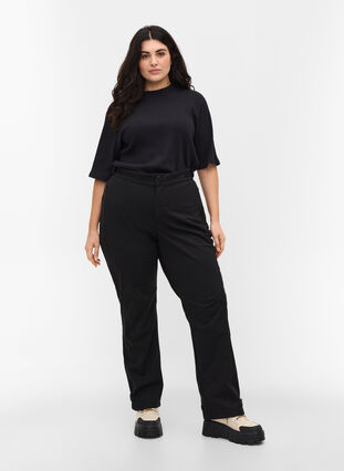 Softshell trousers, Black, Model image number 0