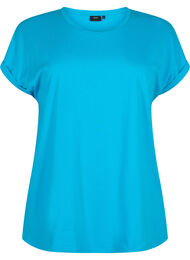 Short sleeved cotton blend t-shirt, Hawaiian Ocean, Packshot