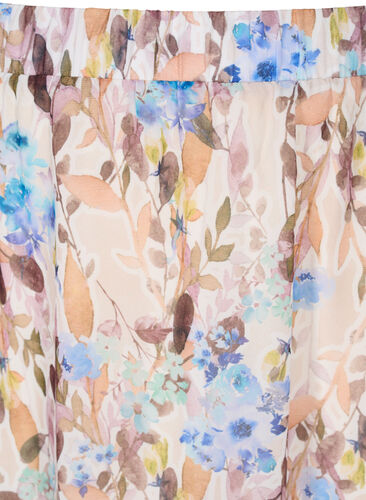 Floral A-line skirt, Humus Flower AOP, Packshot image number 2
