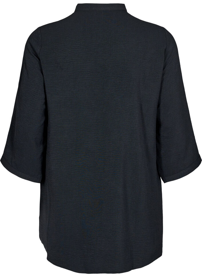 Tunic with 3/4 sleeves, Black, Packshot image number 1