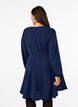 Long-sleeved dress with a tie belt, Navy Blazer, Model image number 1
