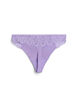 G-string briefs with lace and a regular waist, Purple, Packshot image number 1