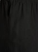 Wide-leg linen and viscose trousers, Black, Packshot image number 2