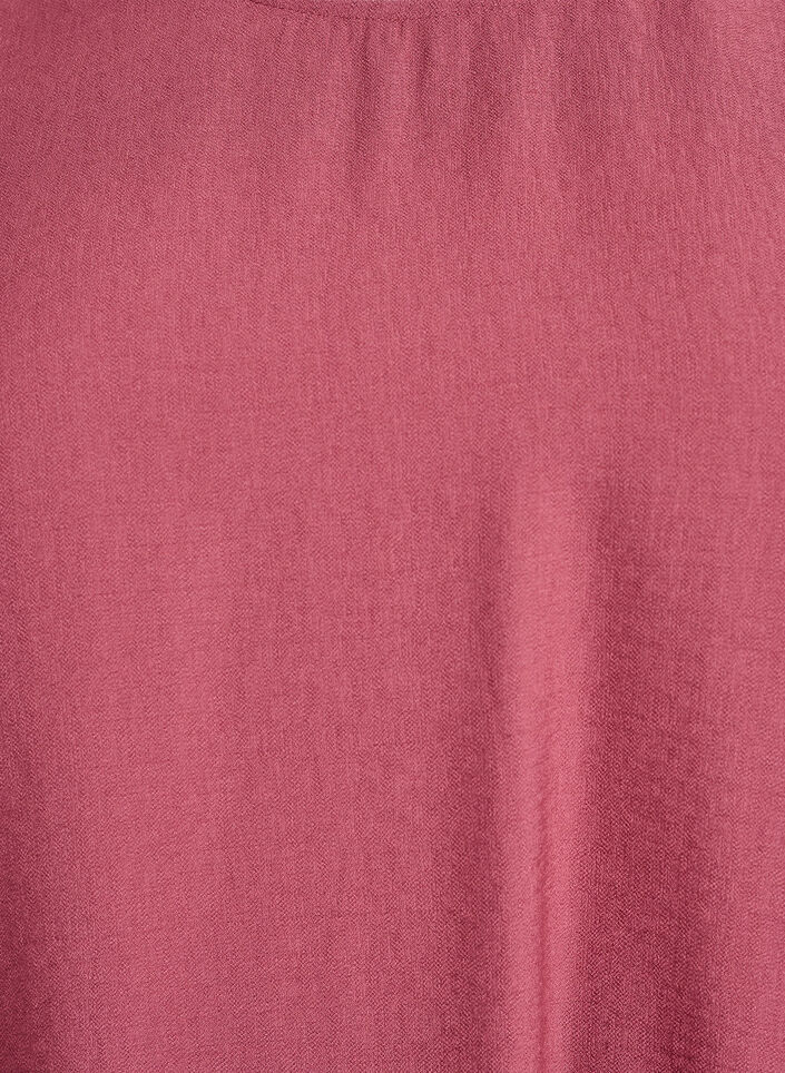 Long-sleeved viscose blouse, Rose, Packshot image number 2