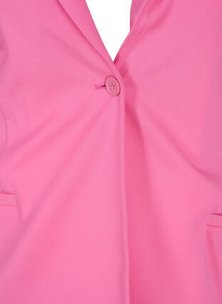 Simple blazer with button, Azalea Pink, Packshot image number 2
