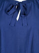 Blouse with bow and long sleeves, Blue, Packshot image number 2