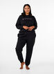 Sweatshirt with hood and print, Black, Model image number 1