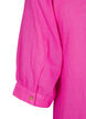 Cotton tunic with a V-neck, Rose, Packshot image number 3