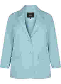 Classic blazer with button closure