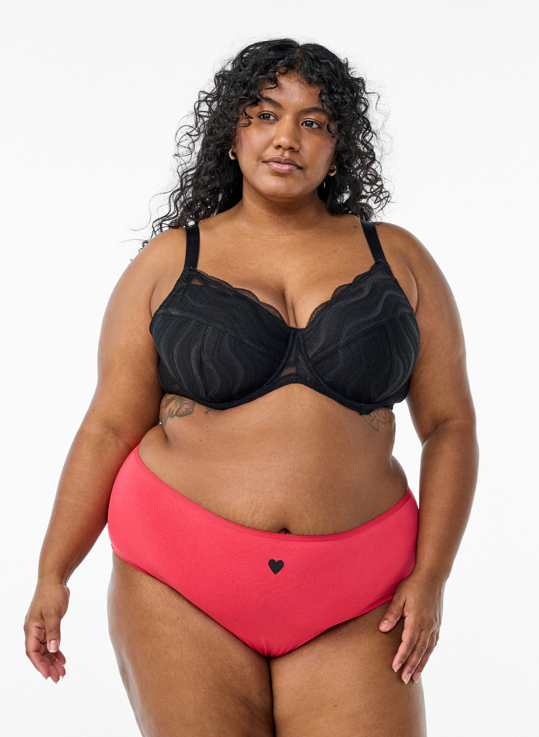 Zizzifashion7-pack of panties with a regular waist, Mixed colours, Model image number 0
