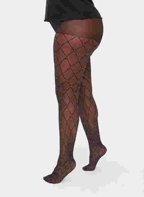 Tights in 30 denier with pattern