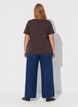 T-shirt with motif, Brown, Model image number 2