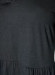 Jersey dress with lace details and a layered skirt, Black, Packshot image number 2