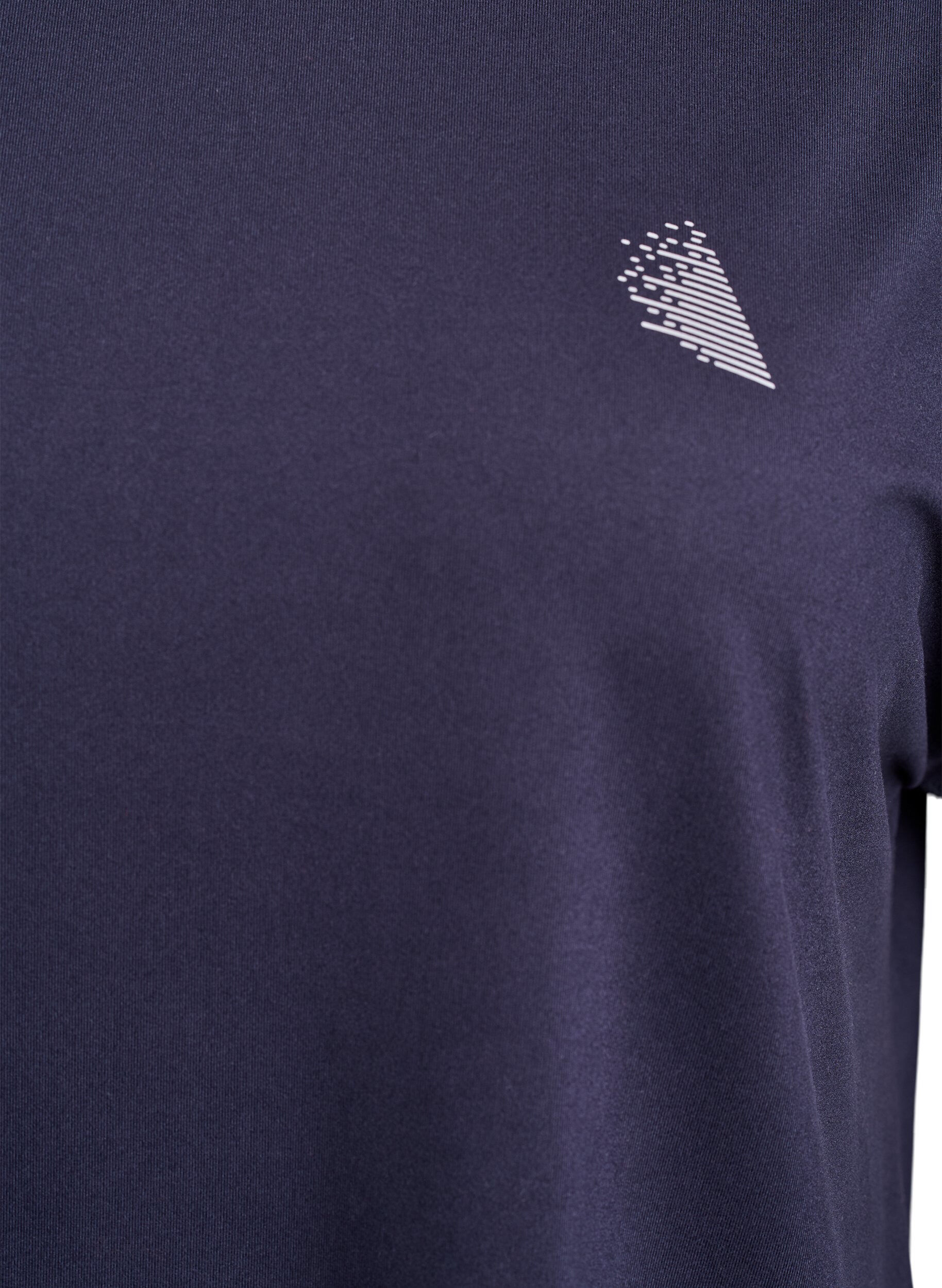 ZizzifashionSolid-coloured training T-shirt, Blue, Packshot image number 2