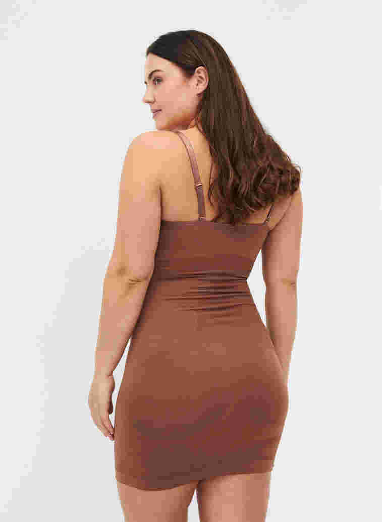 Shapewear dress with thin straps, Clove, Model image number 1