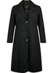 Coat with buttons and pockets, Black, Packshot image number 0