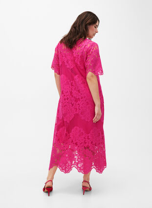 Lace dress with short sleeves, Cabaret, Model image number 1