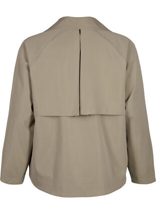 Short trench coat with snap button closure, Coriander, Packshot image number 1