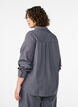 Shirt with collar and press buttons, Grey, Model image number 2
