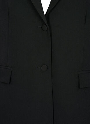Classic blazer with button fastening, Black, Packshot image number 2