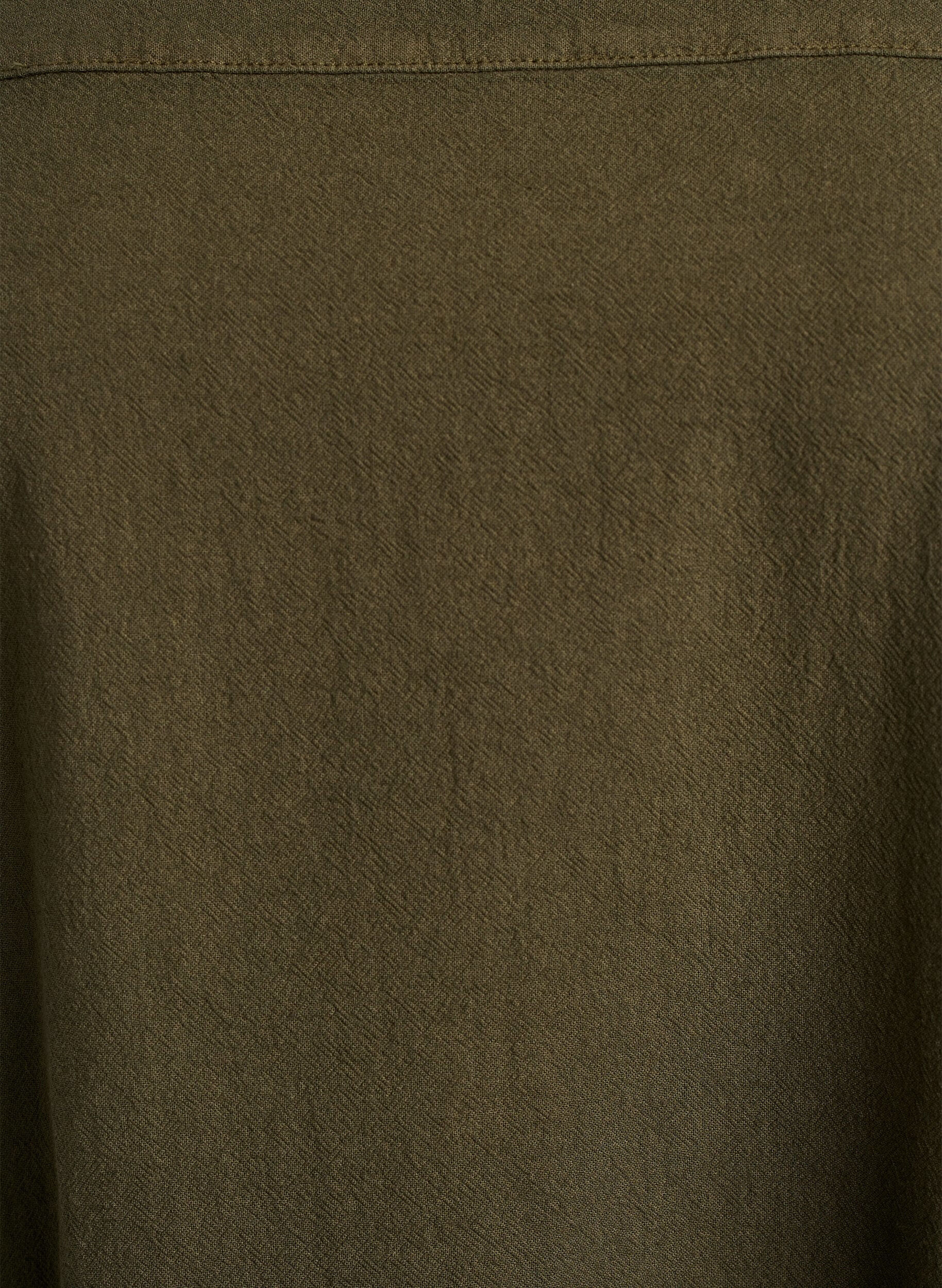 ZizzifashionShort-sleeved cotton dress, Green, Packshot image number 2