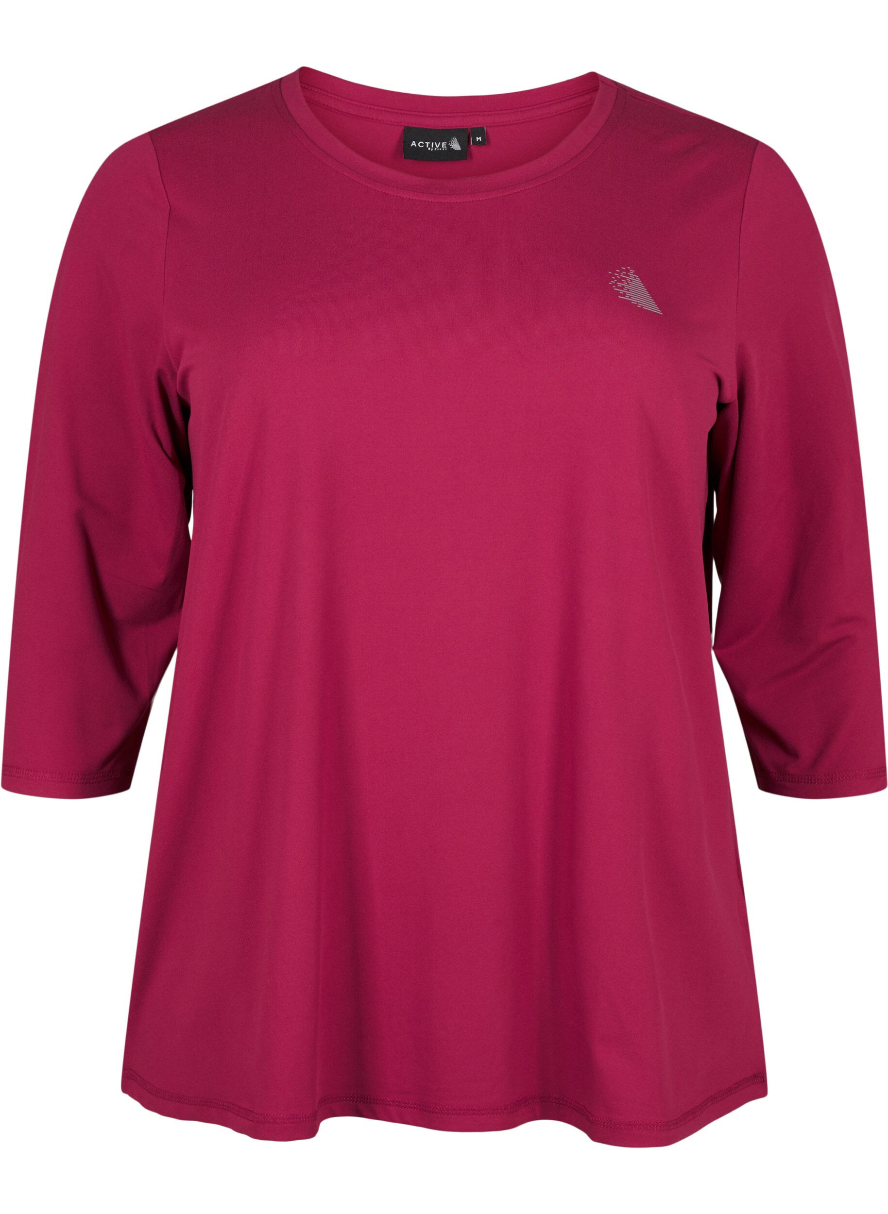 Zizzifashion Training blouse with 3/4 sleeves, Red, Packshot image number 0