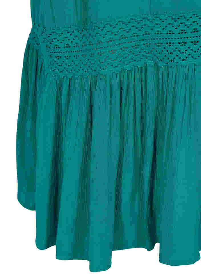 viscose dress with lace detail, Parasailing, Packshot image number 3