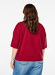Short loose-fit t-shirt in a modal blend, Red, Model image number 2