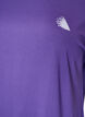 Solid-coloured training T-shirt, Purple, Packshot image number 2