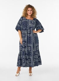 Women's Plus size Long dresses (40-64) - Zizzifashion Women's Plus size Long dresses (40-64) - Zizzifashion