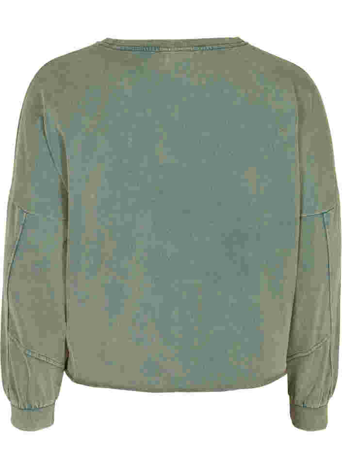 Cotton Sweatchirt, Reflecting Pond, Packshot image number 1