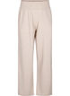 Knitted trousers in merino wool with high waist, Pumice Stone Mel., Packshot image number 0