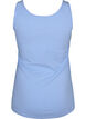 Solid color basic top in cotton, Light Blue, Packshot image number 1