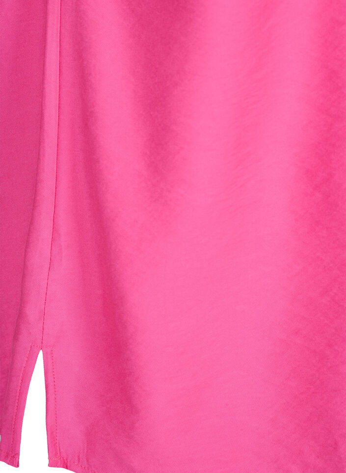 One-shoulder blouse in viscose, Pink, Packshot image number 3
