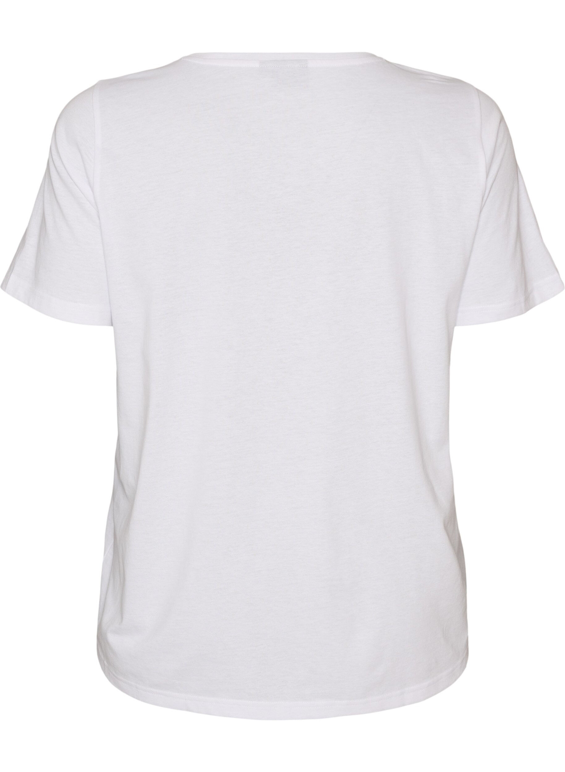 ZizzifashionT-shirt with motif, White, Packshot image number 1