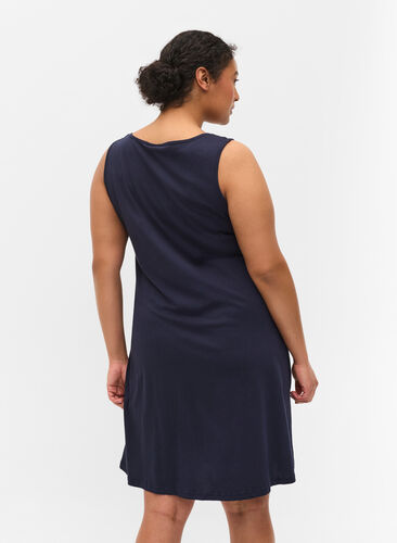 Dress in A-line shape, Night Sky Solid, Model image number 1