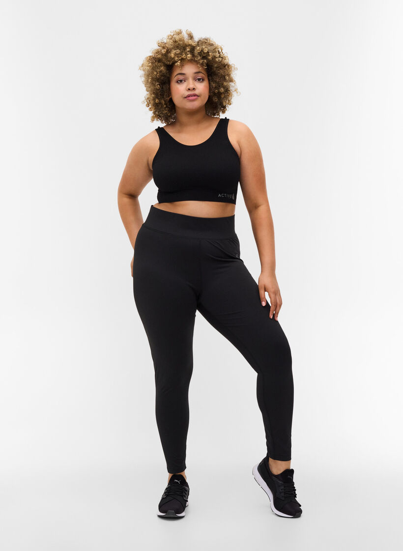 Training leggings, Black, Model image number 4