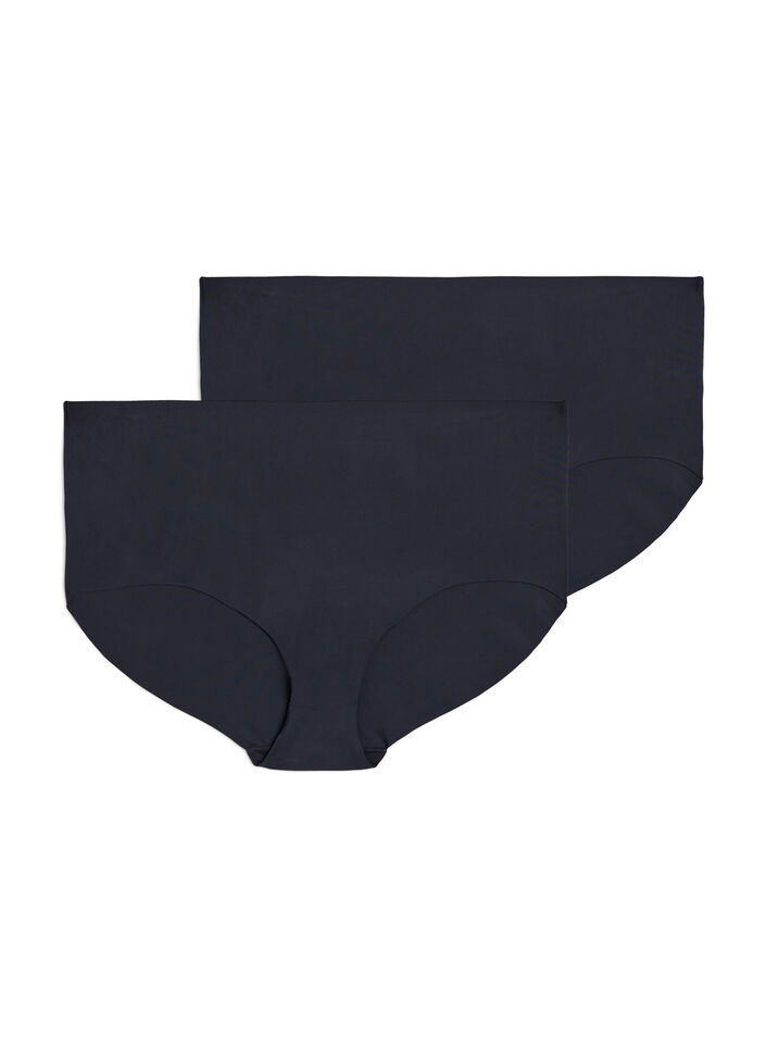 Seamless brief 2 pack, Black, Packshot