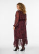 Maxi dress with floral print and smocking, Dark Bordeaux, Model image number 1