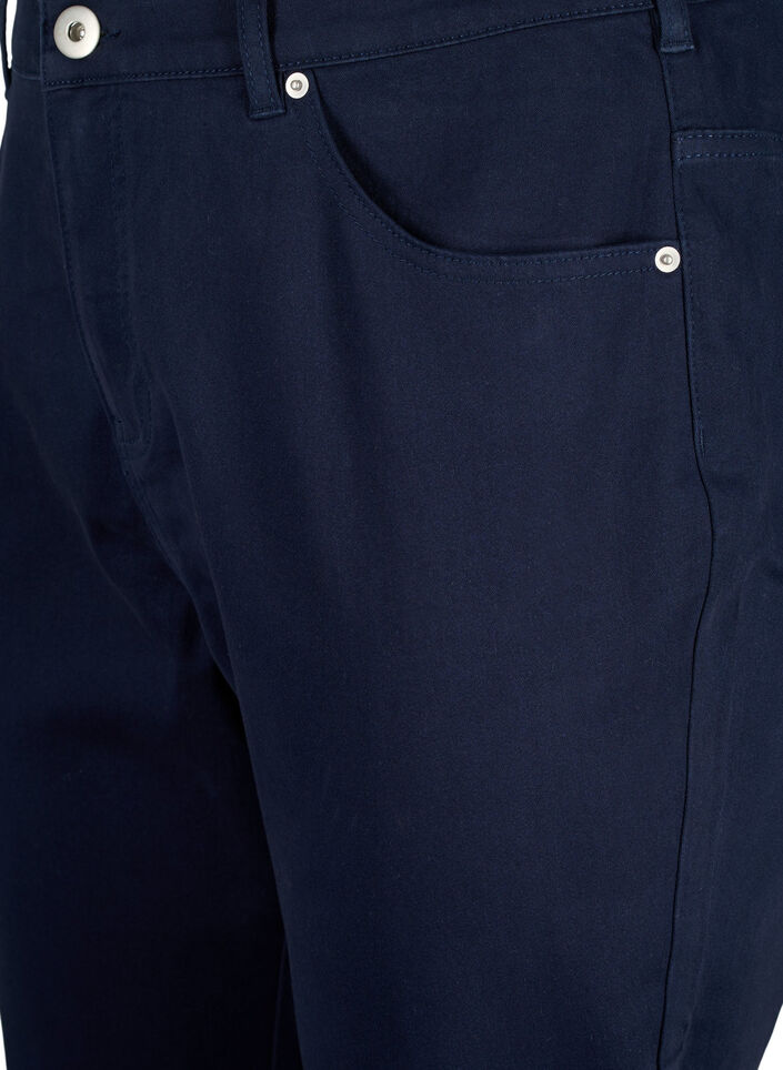 High-waisted knickers with broderie anglaise, Night Sky, Packshot image number 2