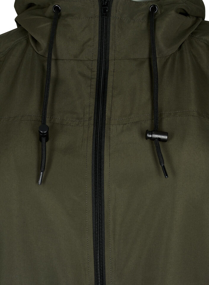 FLASH - Water-repellent parka with hood, Black Ink, Packshot image number 2