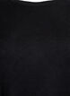 Fine-knit poncho, Black, Packshot image number 2