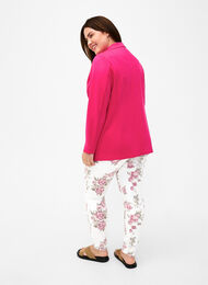 Super slim Amy jeans with a floral print, White R.AOP, Model