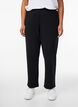 Straight fit trousers, Black, Model image number 2