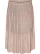 Checked mesh midi skirt, Beige, Packshot image number 0