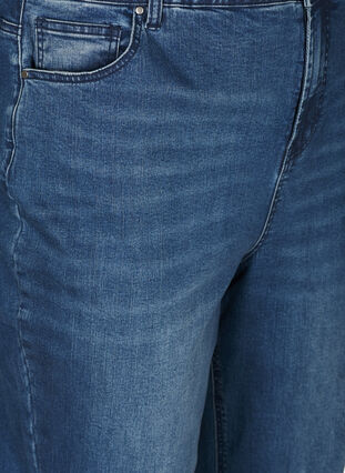 Jeans with an extra high waist, Blue denim, Packshot image number 2