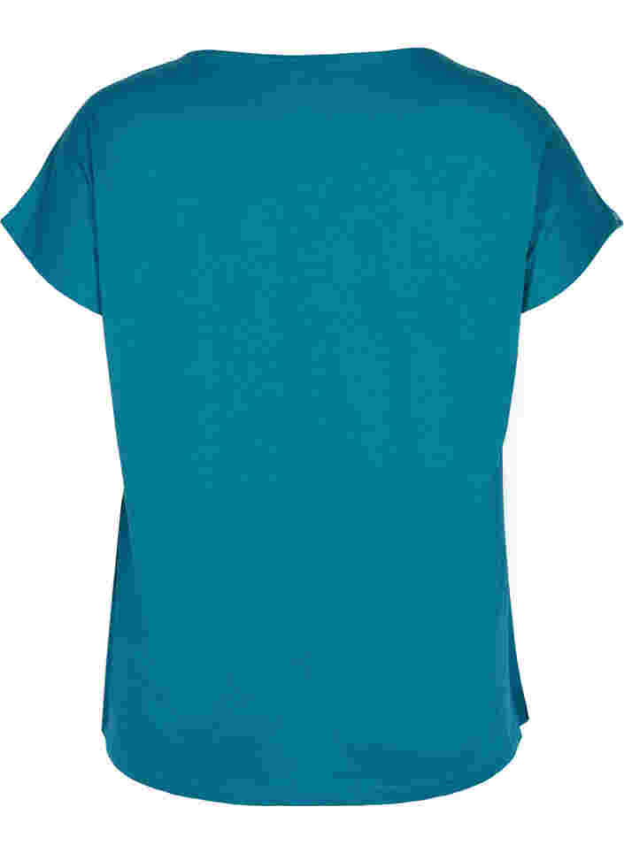 Cotton t-shirt with print details, Dragon Mel Feather, Packshot image number 1