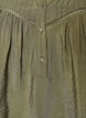 Viscose blouse with pintucks and balloon effect, Green, Packshot image number 2